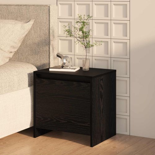 Нощен шкаф Черния дъб 45 x 34 x 44,5 см Инженерно дърво