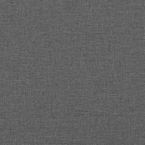 Боксспринг легло с матрак, тъмносиво, 120x200 см, плат