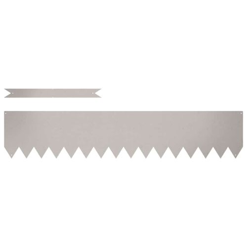 Ограда за трева 50 pcs Кафяво 100 x 0.05 x 20 см