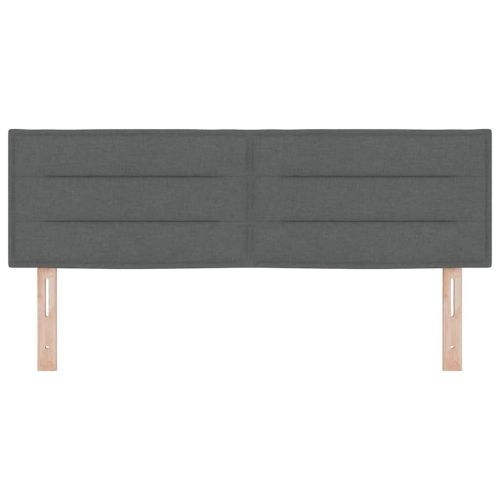 LED глава С LED лентисти светлини Тъмен сив 160 cm Полиестер