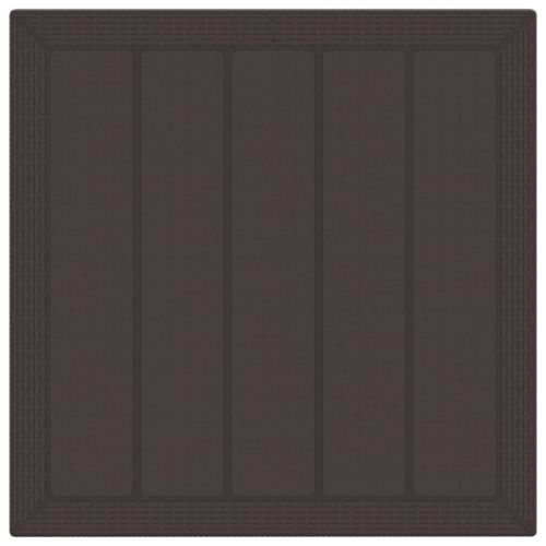 Комплект за хранене в градината 5 pcs Кафяво Полипропилен