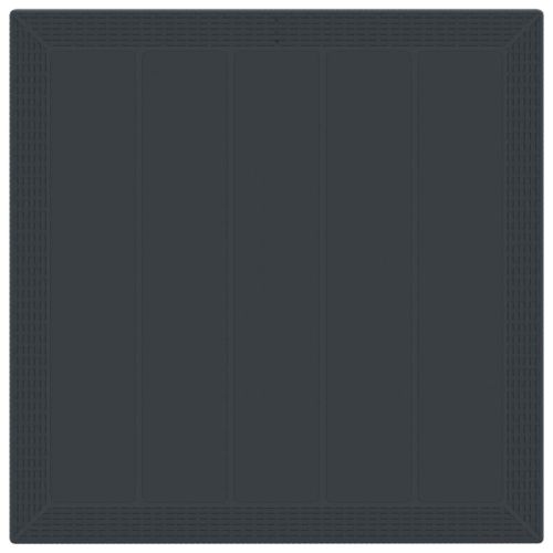 Комплект за хранене в градината 3 pcs Антрацит Полипропилен