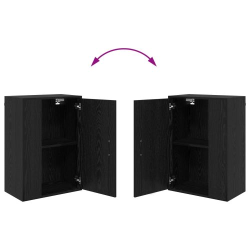 Комплект ТВ шкаф 4 pcs Черния дъб Инженерно дърво