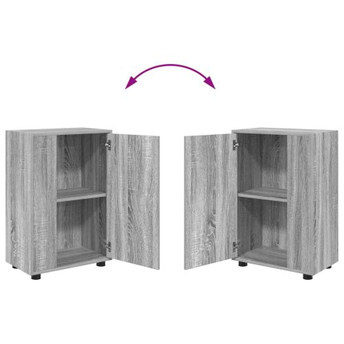 Комплект ТВ шкаф 4 pcs Сив Сонома Инженерно дърво