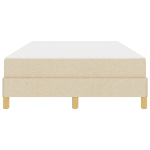 Легло с пружинирана основа с матрак Крем 120 x 200 cm текстил