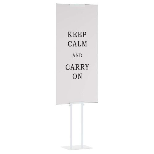 Стендове за търговски прояви 2 pcs Бяло 30 x 23,5 x 210 см