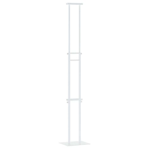 Стендове за търговски прояви 2 pcs Бяло 30 x 23,5 x 210 см