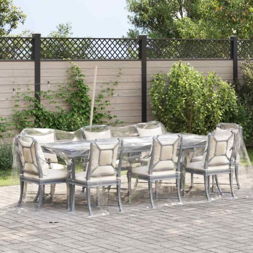 Прозрачен брезент с капси 2x4 m PVC