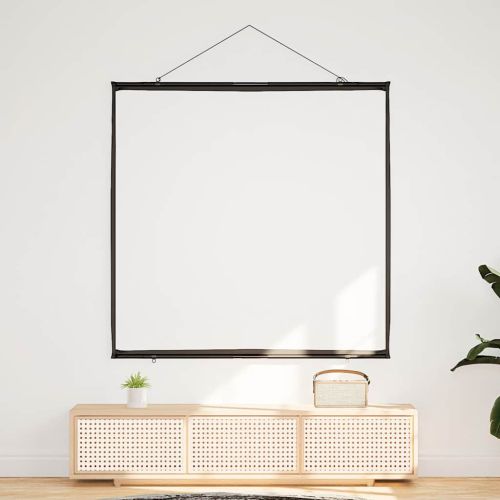 Прожекционен екран за стена, висящ 67 инча 1:1