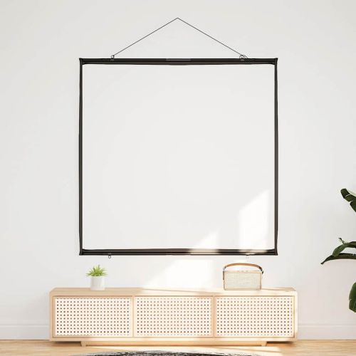 Прожекционен екран за стена, висящ 72 инча 1:1