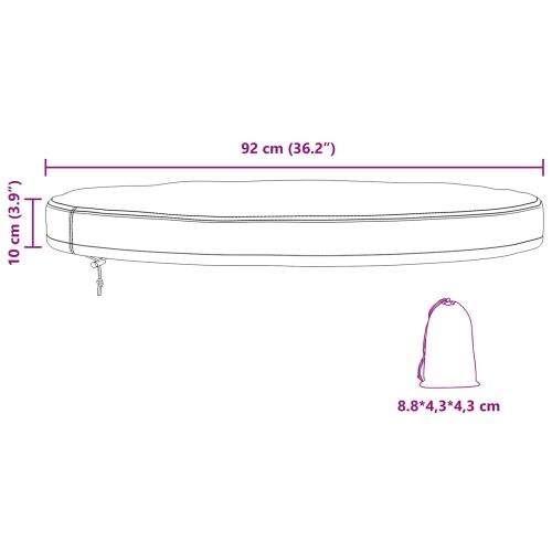 Покривало за Външна Маса 92 x 92 x 10 см 600D оксфордска тъкан