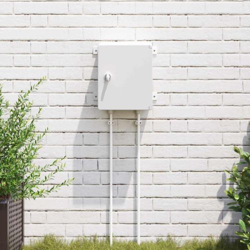 Контролен шкаф Сив 47 x 20 x 60 см ABS пластмаса