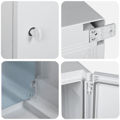 Контролен шкаф Сив 47 x 20 x 60 см ABS пластмаса