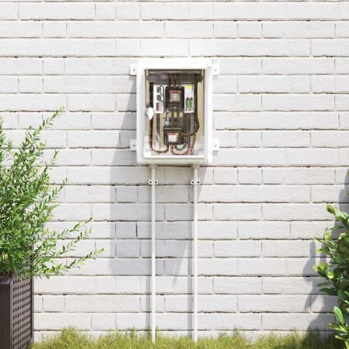 Контролен шкаф Сив 25 x 15 x 35 см ABS пластмаса