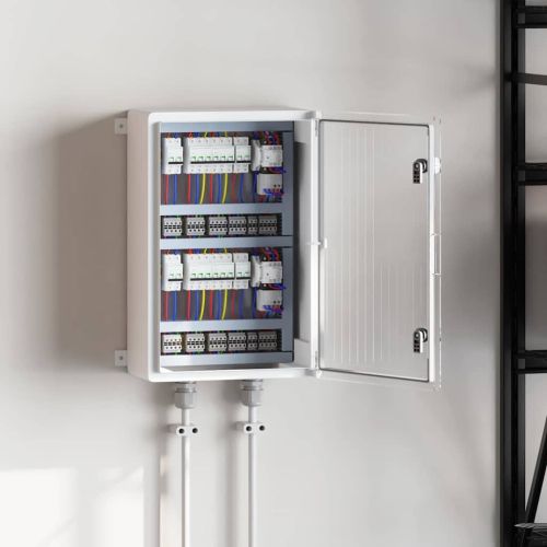 Контролен шкаф Сив 40 x 20 x 60 см ABS пластмаса