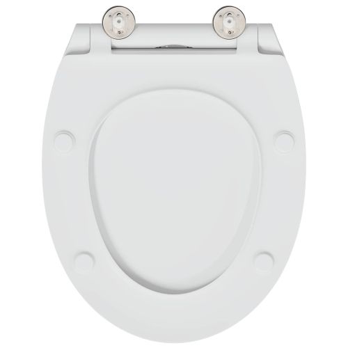 Тоалетна седалка Бяло 47 x 37,5 x 3,8 см Дуропласт