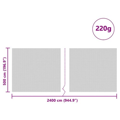 Покривало за силоз Зелен 24 x 5 м HDPE