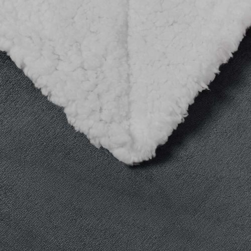 Одеяло Тъмен сив 240 x 270 см Мека вълна