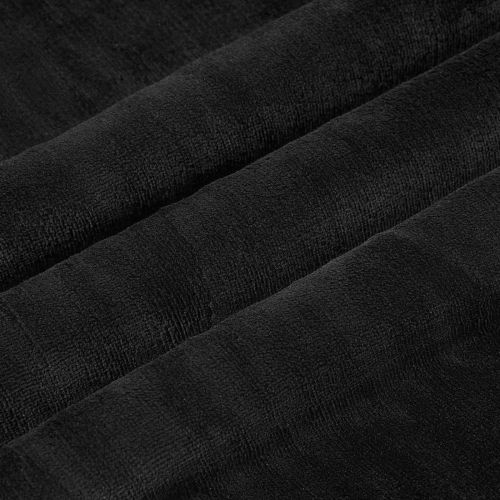 Одеяло Черно 220 x 240 cm Мека вълна