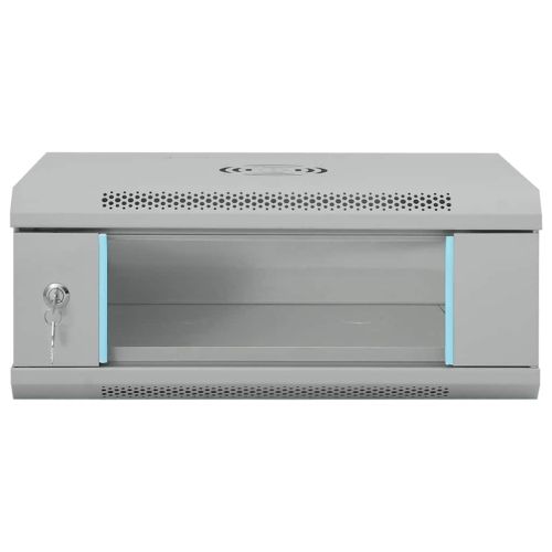 Мрежов кабинет със съхранение Сив 53 x 35 x 21 см Стомана