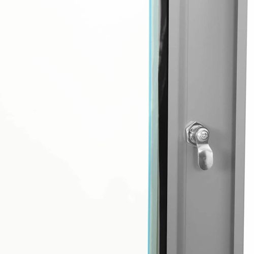 Мрежов кабинет със съхранение Сив 53 x 35 x 21 см Стомана