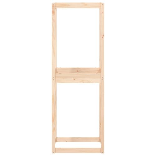 Стелаж за гуми, 63x40x180 см, борово дърво масив