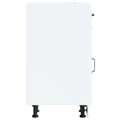 Кухненски шкаф, "Kalmar", бял, инженерно дърво