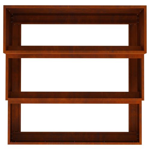 Градинска саксия Ръждясало 90 x 90 x 35 см Патинираща стомана