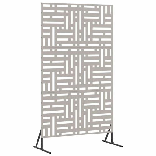 Екран за уединение Сив 100 x 50 x 180 см Патинираща стомана