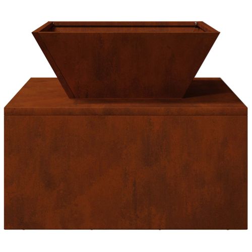 Огнище Ръждясало 50 x 50 x 40 cm Патинираща стомана