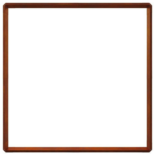 Огради за охлюви 12 pcs Ръждясало Патинираща стомана