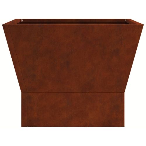 Огнище Кафяво 40 x 40 x 35 cm Патинираща стомана