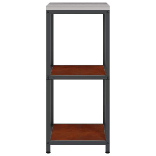 Съхранение в кухнята с рафт Ръждясало 60 x 50 x 92 см Стомана