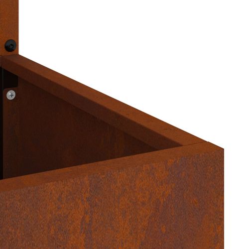 Екран за градинска неприкосновеност Ръждясало 50 x 32 x 150 см