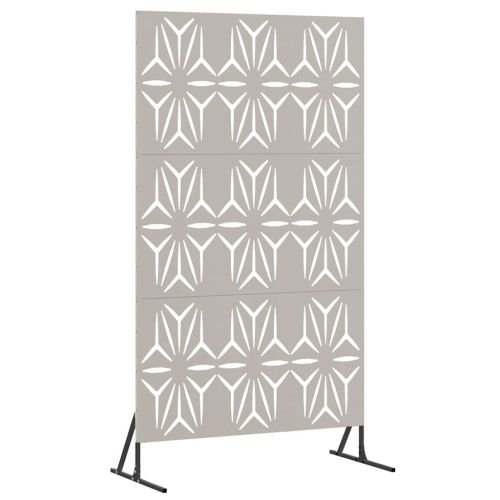 Екран за уединение Сив 100 x 50 x 180 см Патинираща стомана