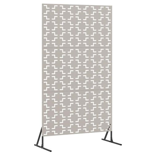 Екран за уединение Сив 100 x 50 x 180 см Патинираща стомана