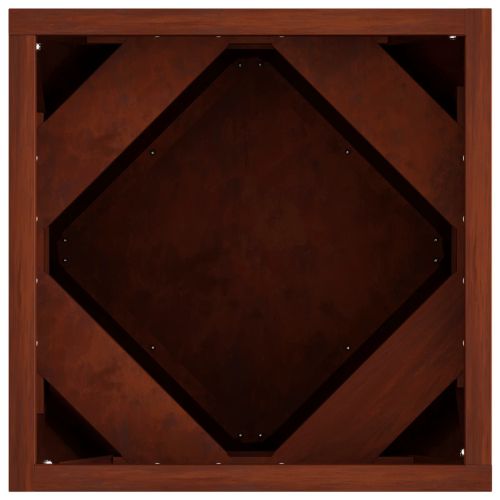 Кашпа Ръждясало 30 x 30 x 30 cm Патинираща стомана