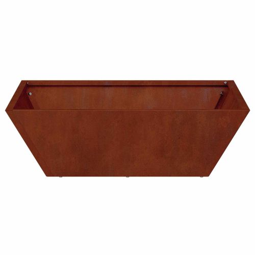 Градинска саксия 5 pcs Ръждясало 50 x 50 x 15 см