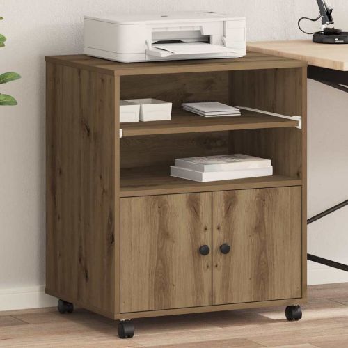 Стойка за принтер Дъб 60 x 48 x 74 см Инженерно дърво