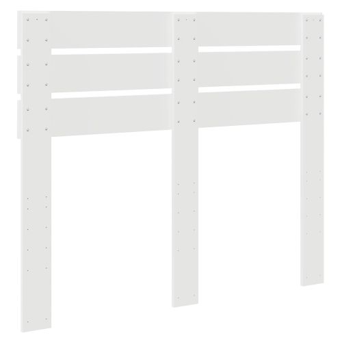 Облегалка за глава Бяло 135 cm Инженерно дърво