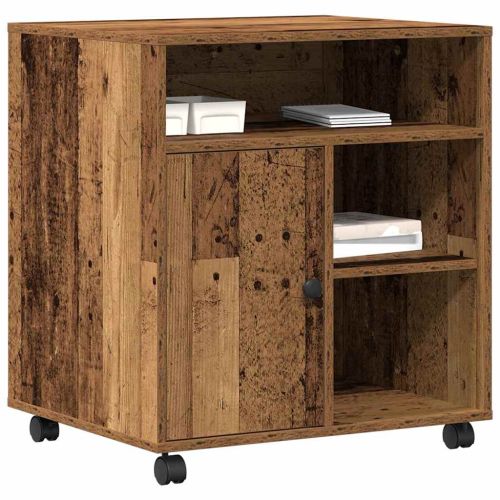 Стойка за принтер Старо дърво 60 x 50 x 67 см Инженерно дърво