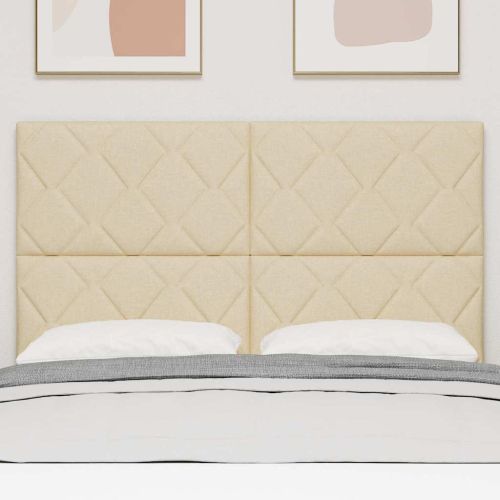 Облегалка за глава с таблото Крем 160 cm Изкуствена