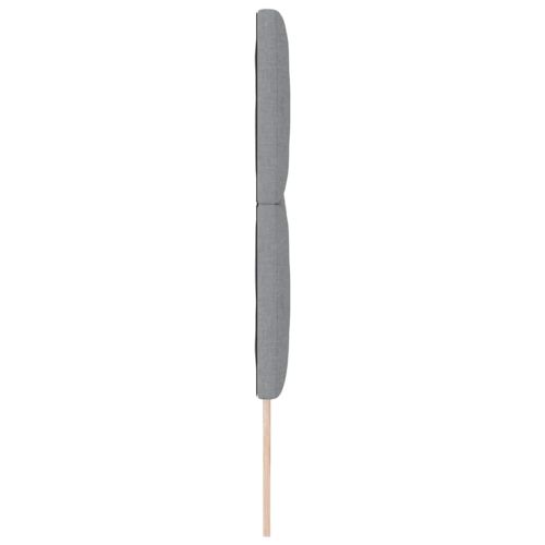 Облегалка за глава с таблото Светлосиво 200 cm Изкуствена