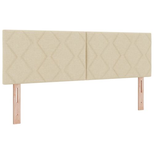 Облегалка за глава Крем 160 cm текстил