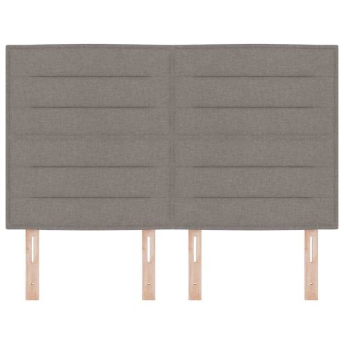 LED глава С LED лентисти светлини Таупе 144 см Полиестер