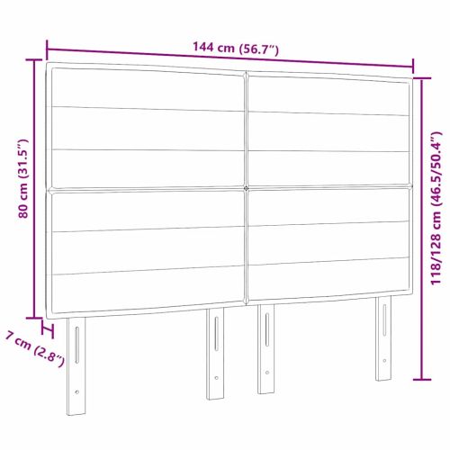 LED глава С LED лентисти светлини Крем 144 см Полиестер