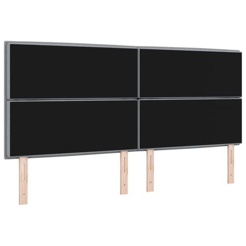 LED глава С LED лентисти светлини Светлосиво 200 cm Полиестер