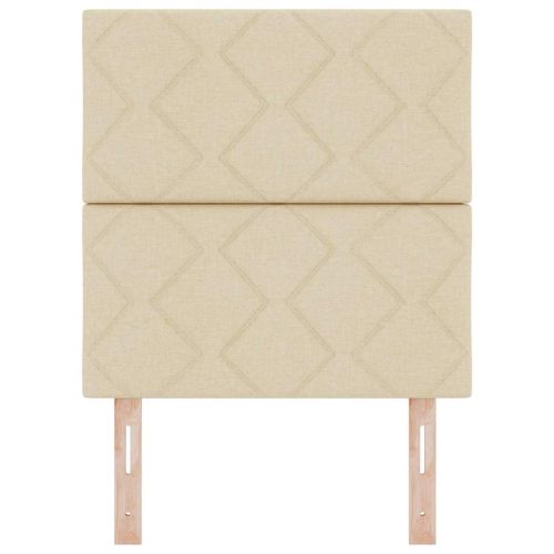 Облегалка за глава с таблото Крем 80 cm текстил