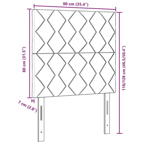 LED глава Светлосиво 90 cm Изкуствена