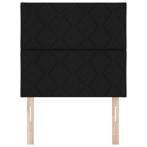 Облегалка за глава Черно 100 cm текстил